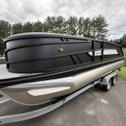 2026 Evotti 521QL Triple Pontoon Boat - Black/White